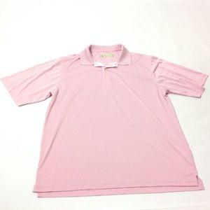 Donald Ross Men's Polo Tshirt Size L Pink